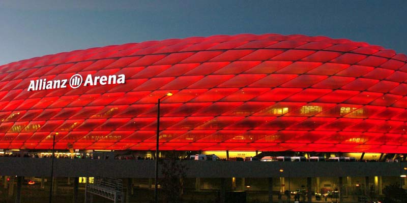 The Allianz Arena: A Glowing Icon of Football Magic